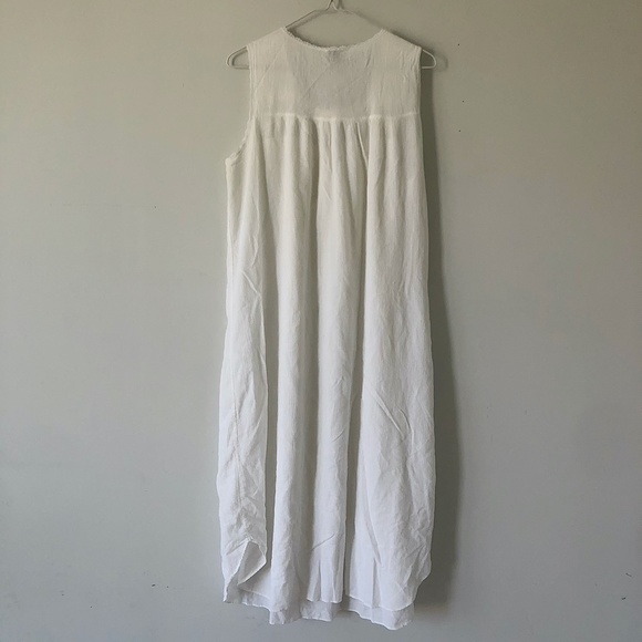 Vintage Cottagecore Prairie Nightgown Crochet Maxi Dress Sz S - Picture 2 of 4